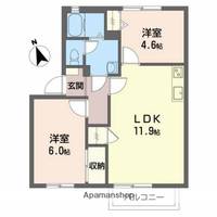アドミラブール B棟202の間取り