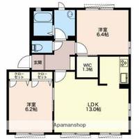 ナディア長折Bの間取り