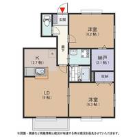 マルベリーハイツ A101号室の間取り