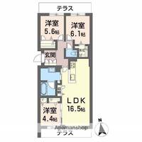 物件の間取り画像