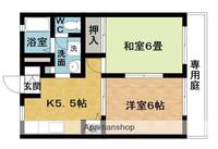 ハーモニーハイツ小倉の間取り