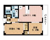 ミルト アヴェニューの間取り