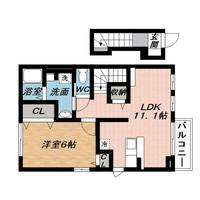 ベルオーブ Ⅳの間取り