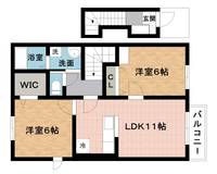 ファミーユ藤ノ木 B棟の間取り