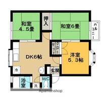 ハイツソレイユB棟の間取り
