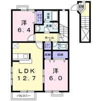 アドニス Bの間取り