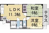エステート原田106の間取り
