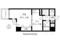 ライオンズマンション四条堀川第2803の間取り