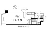 京都府京都市下京区七条御所ノ内本町の賃貸マンションの間取り