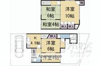 山田弦馳町貸家44J443の間取り