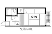 花園橋ハイツ206の間取り