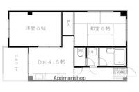 京都府京都市上京区大黒屋町の賃貸マンションの間取り