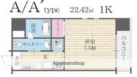 HF河原町二条レジデンス202の間取り