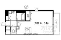 プレサンス京都三条大橋雅殿404の間取り