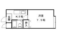 第一ハイツ早田204の間取り