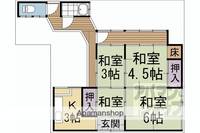 京都府京都市北区紫野上柳町(一戸建)の賃貸物件戸建ての間取り