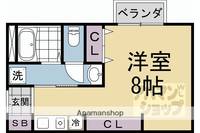 セジュール高見2101の間取り