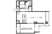 SAWARABI KITAYAMA102Aの間取り