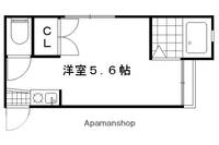 カーザピッコーラ102の間取り