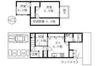 京都府京都市北区大将軍一条町(一戸建)の賃貸物件戸建ての間取り