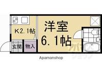 南舟岡アパート東の間取り