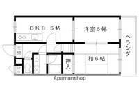 ハイツ雅302の間取り