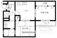ハイツ糀屋II4-Gの間取り