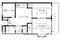 ラ・フォーレKEGO205の間取り