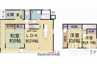 京都府京都市伏見区桃山筑前台町(一戸建)の賃貸物件戸建ての間取り
