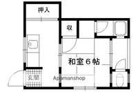 長束荘1の間取り