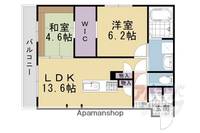 ローズコート R棟S棟S-315の間取り