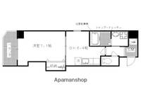 京都府京都市右京区西京極南大入町の賃貸マンションの間取り