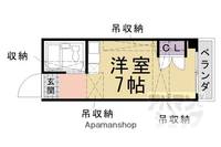 ヤングヴィレッジ河原町の間取り