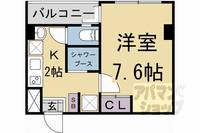 J’FORT祇園四条305の間取り