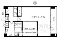 プレサンスNEO京都烏丸1302の間取り