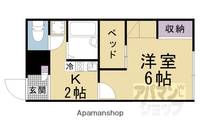 レオパレス大宅109の間取り