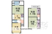 京都府京都市山科区音羽八ノ坪(一戸建)の賃貸物件戸建ての間取り