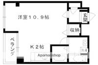 スターウィン烏丸七条301の間取り