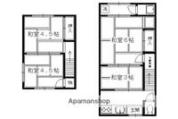 修学院坪江町貸家2の間取り