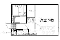 レオパレス西陣201の間取り