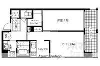 アスヴェル京都烏丸五条801の間取り