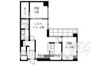 フォルム五条西洞院502の間取り