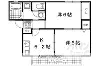 リファインドFUJI B棟201の間取り