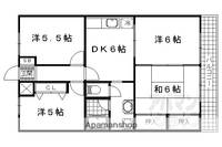 サンハイツ南志賀301の間取り