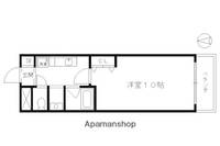 プラザ五条鴨川405の間取り