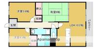 京都府城陽市富野堀口の賃貸マンション208の間取り