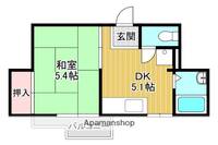 京都府城陽市平川古宮の賃貸アパート202の間取り
