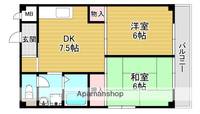 ハイツ平和Ⅱ301の間取り