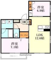 シャーメゾン・ボヌールの間取り