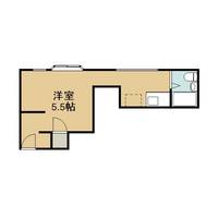 アドニス207号室の間取り